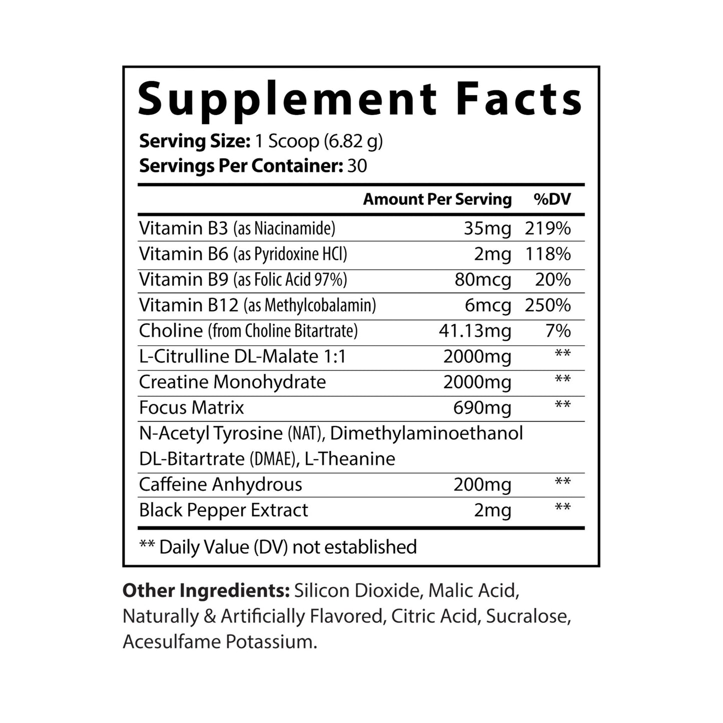 Bump Pre-Workout Supplement, Fruit Punch