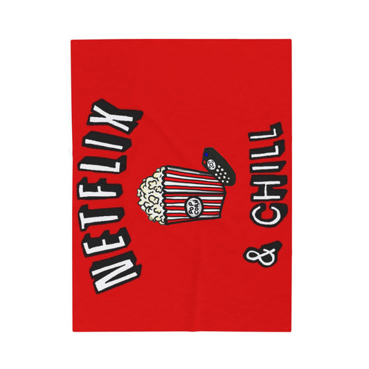 Netflix and Chill Premium Plush Blanket