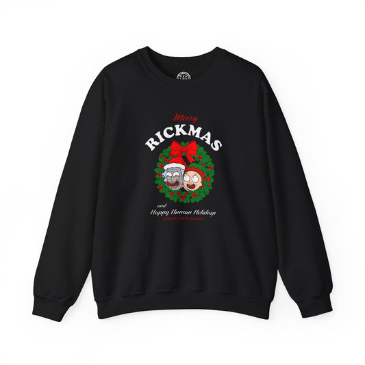 Merry Rickmas and Happy Human Holidays Sweater