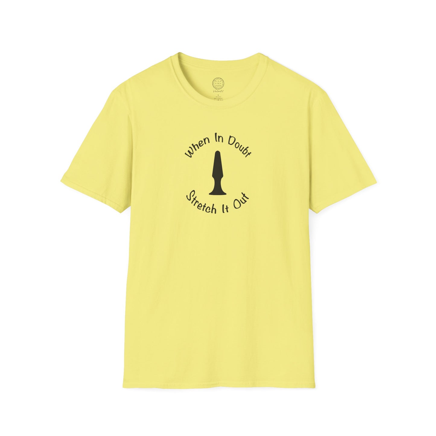 Stretch it Out T-Shirt with Butt Plug
