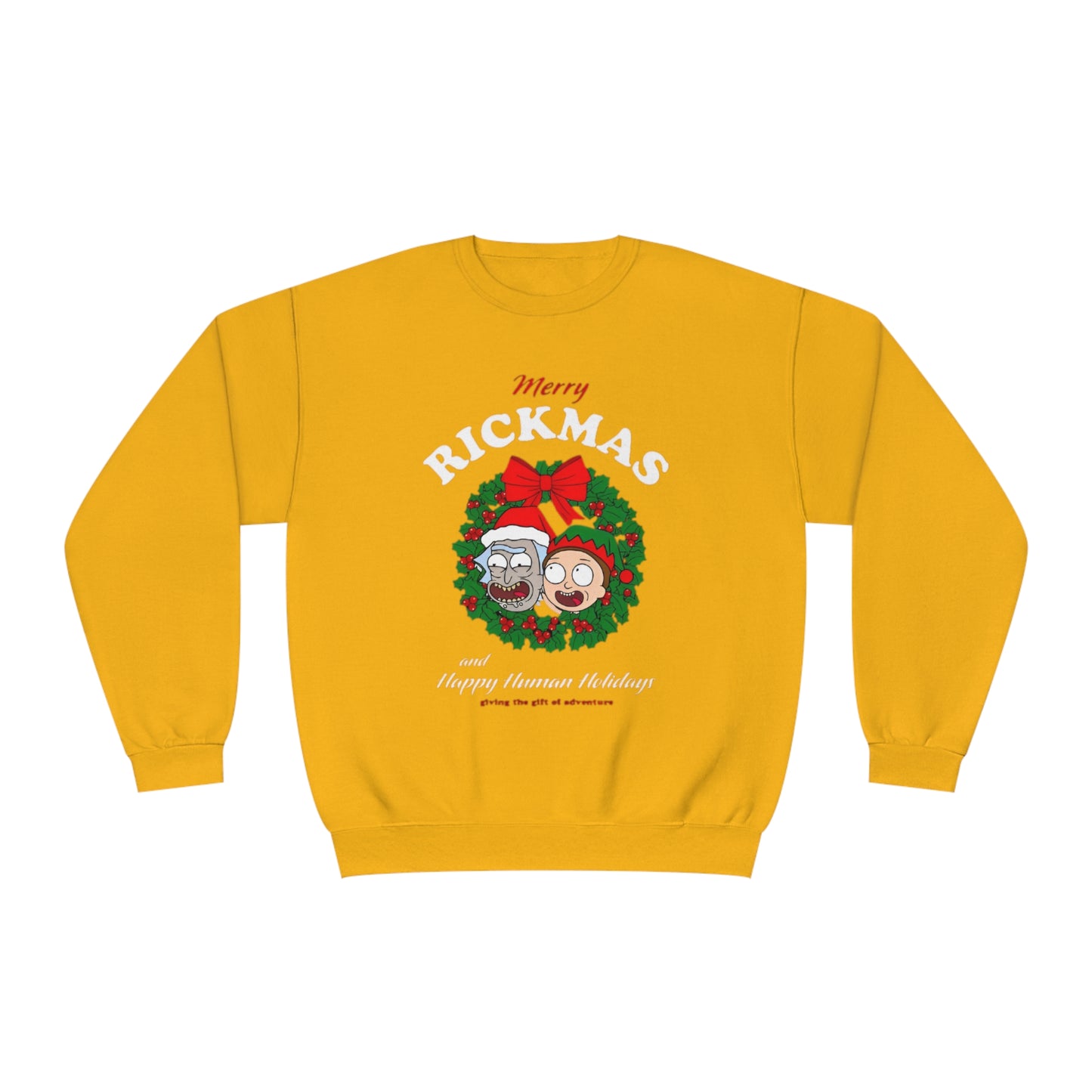 Merry Rickmas and Happy Human Holidays Sweater