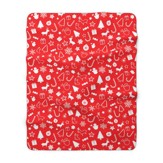Christmas Spirit Sherpa Blanket