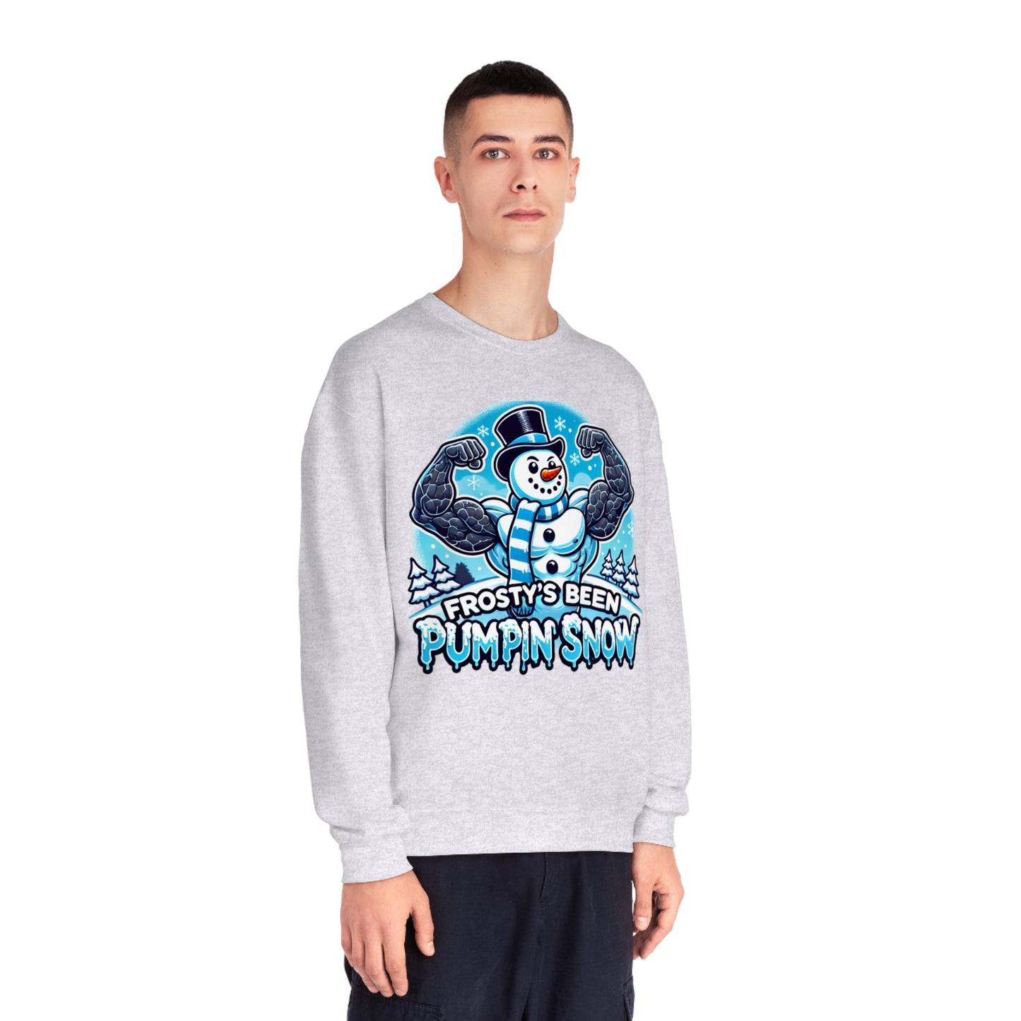 Frosty’s Been Pumpin’ Snow Sweater