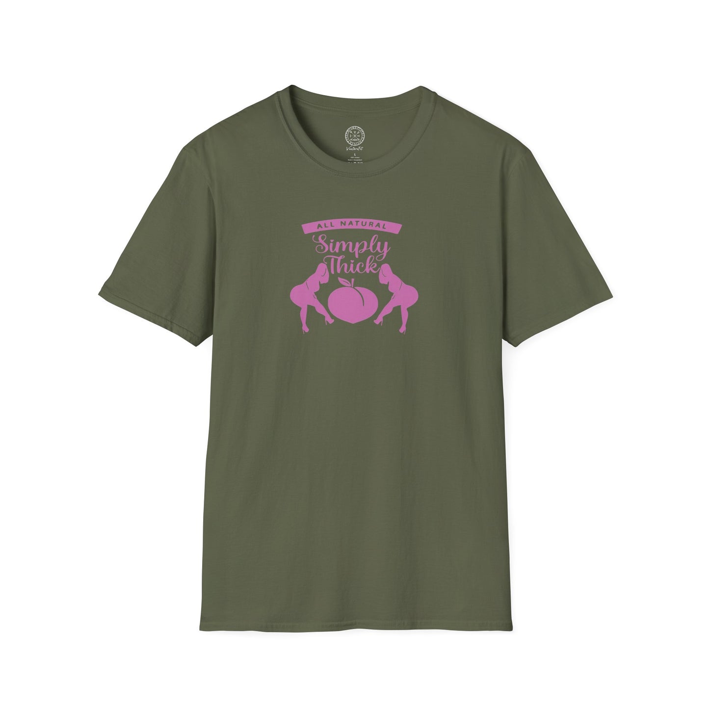 Simply Thick All Natural Logo T-Shirt — Body Positive Tee for Thick Women