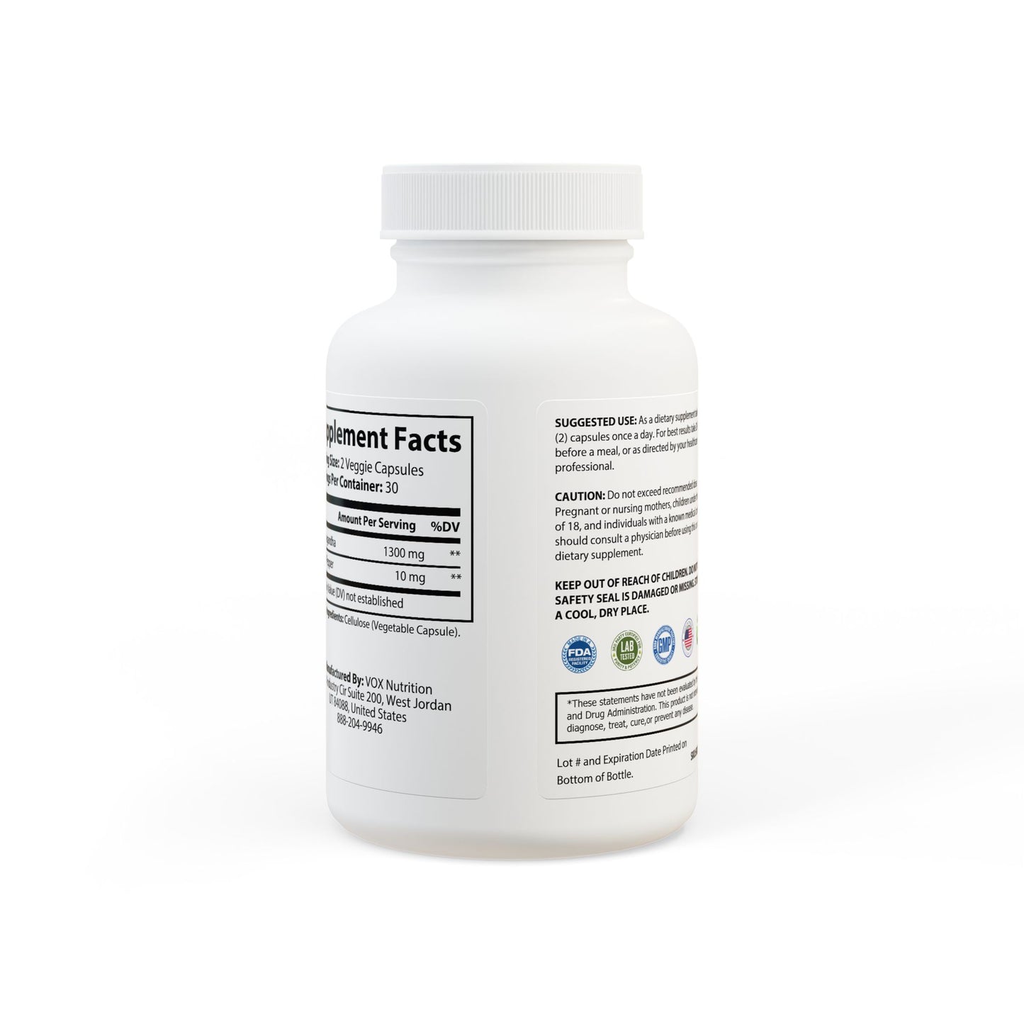 Serenity Ashwagandha and Black Pepper Supplement