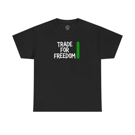 Trade for Freedom Tee — Stock Market Trading Candlestick Shirt