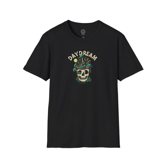 Daydreaming Mushroom Skull T Shirt