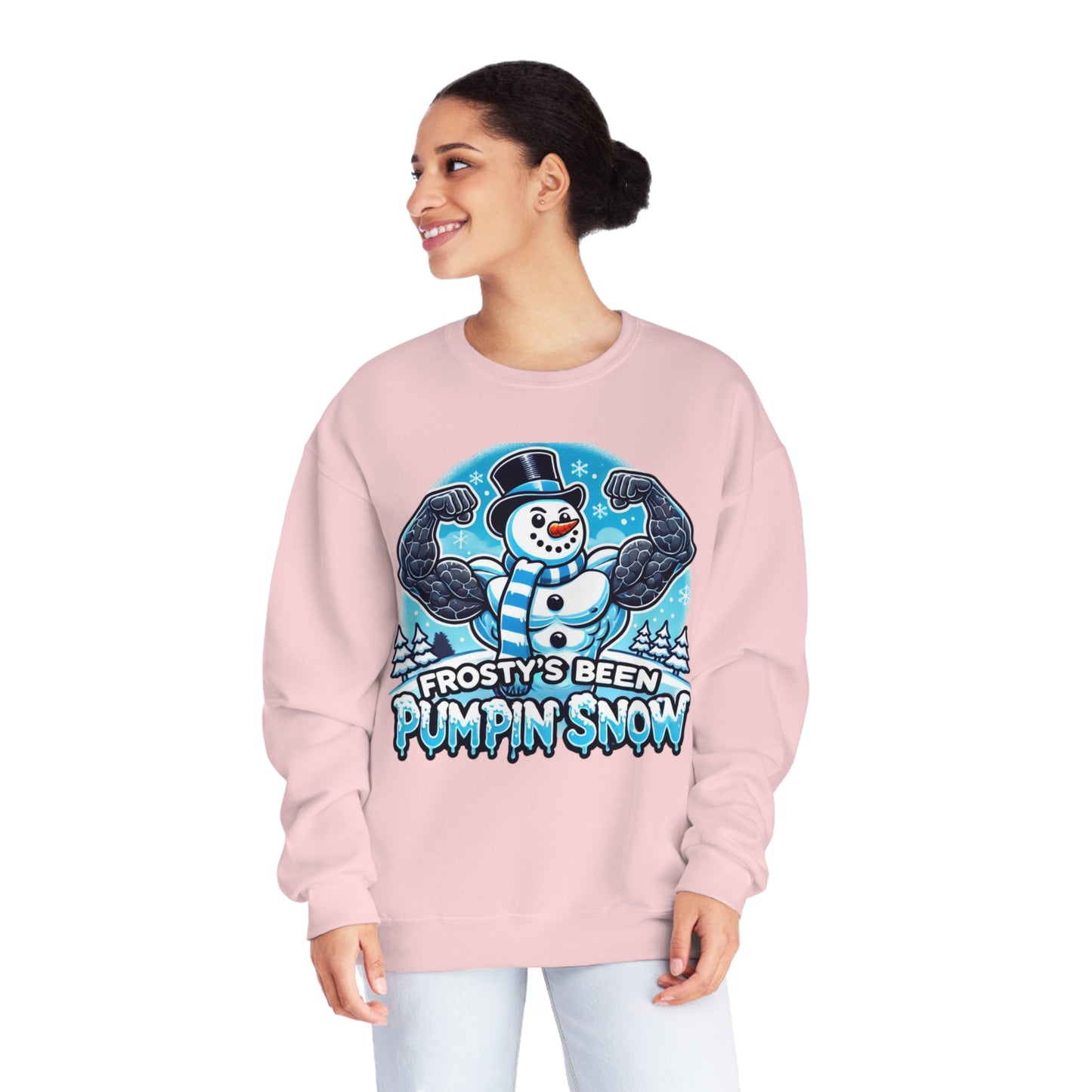 Frosty’s Been Pumpin’ Snow Sweater