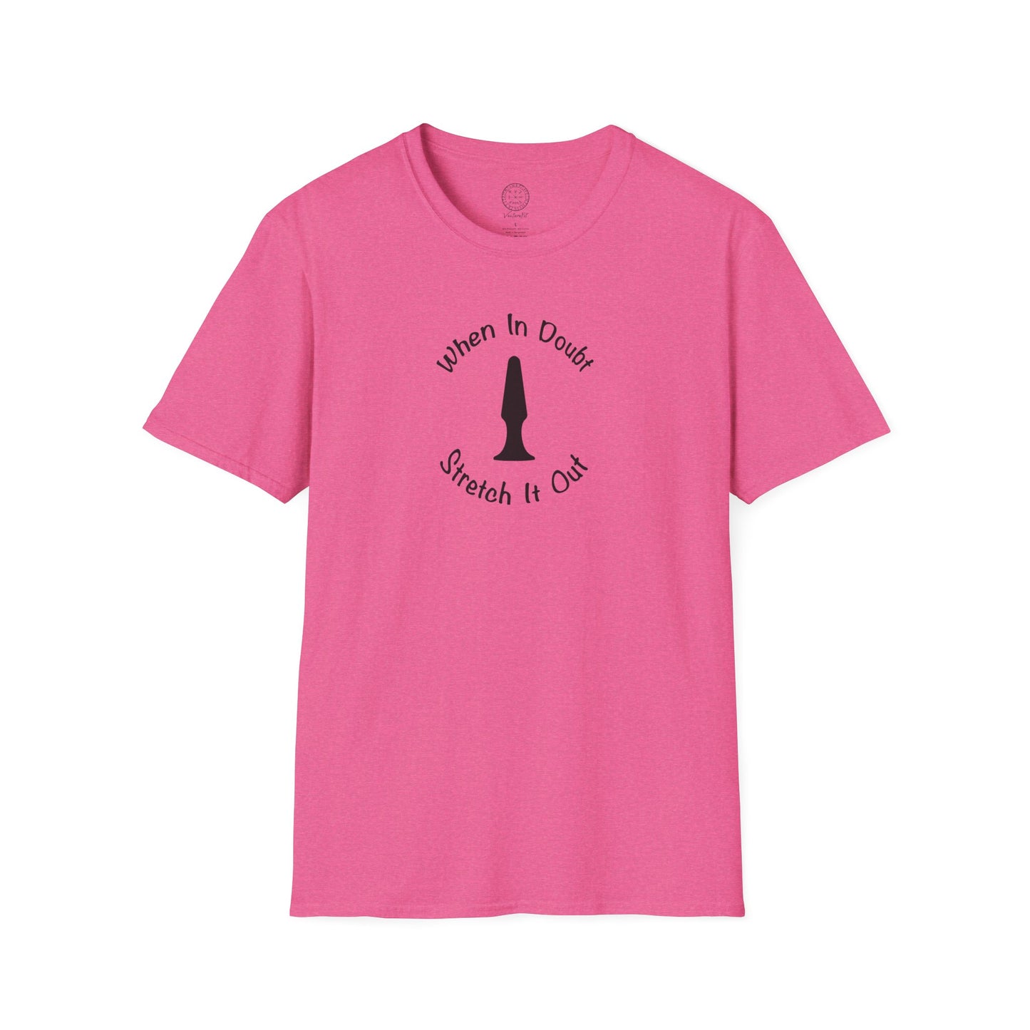 Stretch it Out T-Shirt with Butt Plug