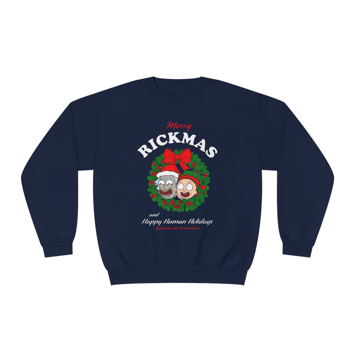 Merry Rickmas and Happy Human Holidays Sweater