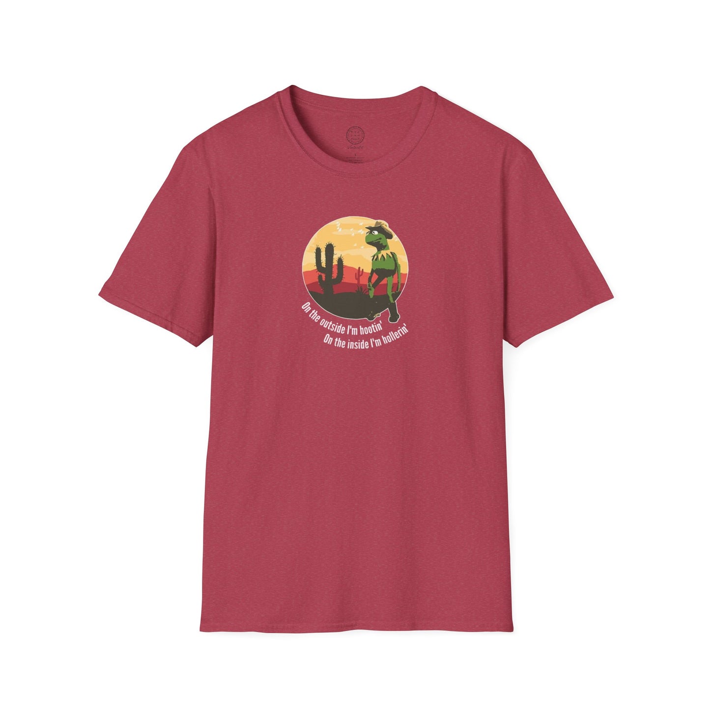 Outside im hooting, inside im hollerin T shirt