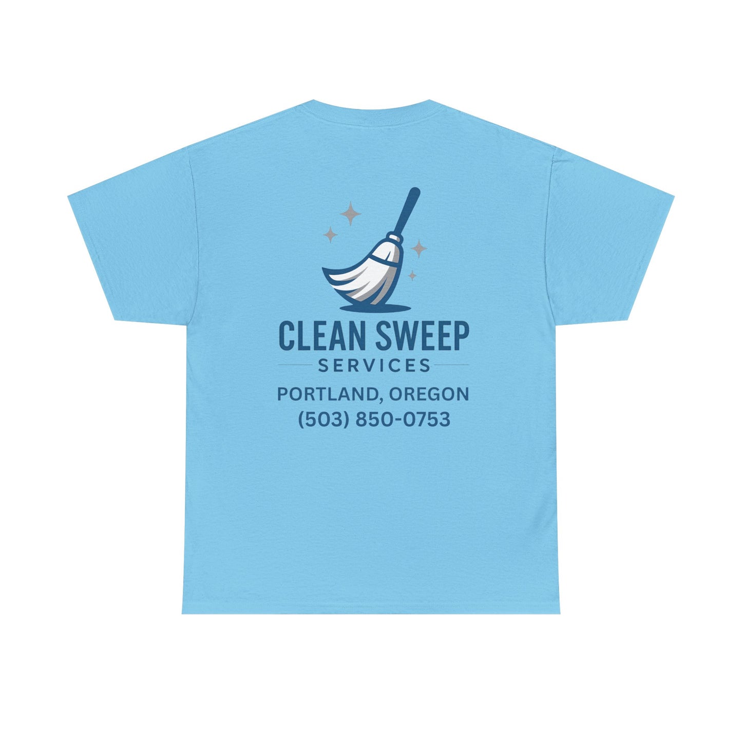 Clean Sweep Services” Logo Tee