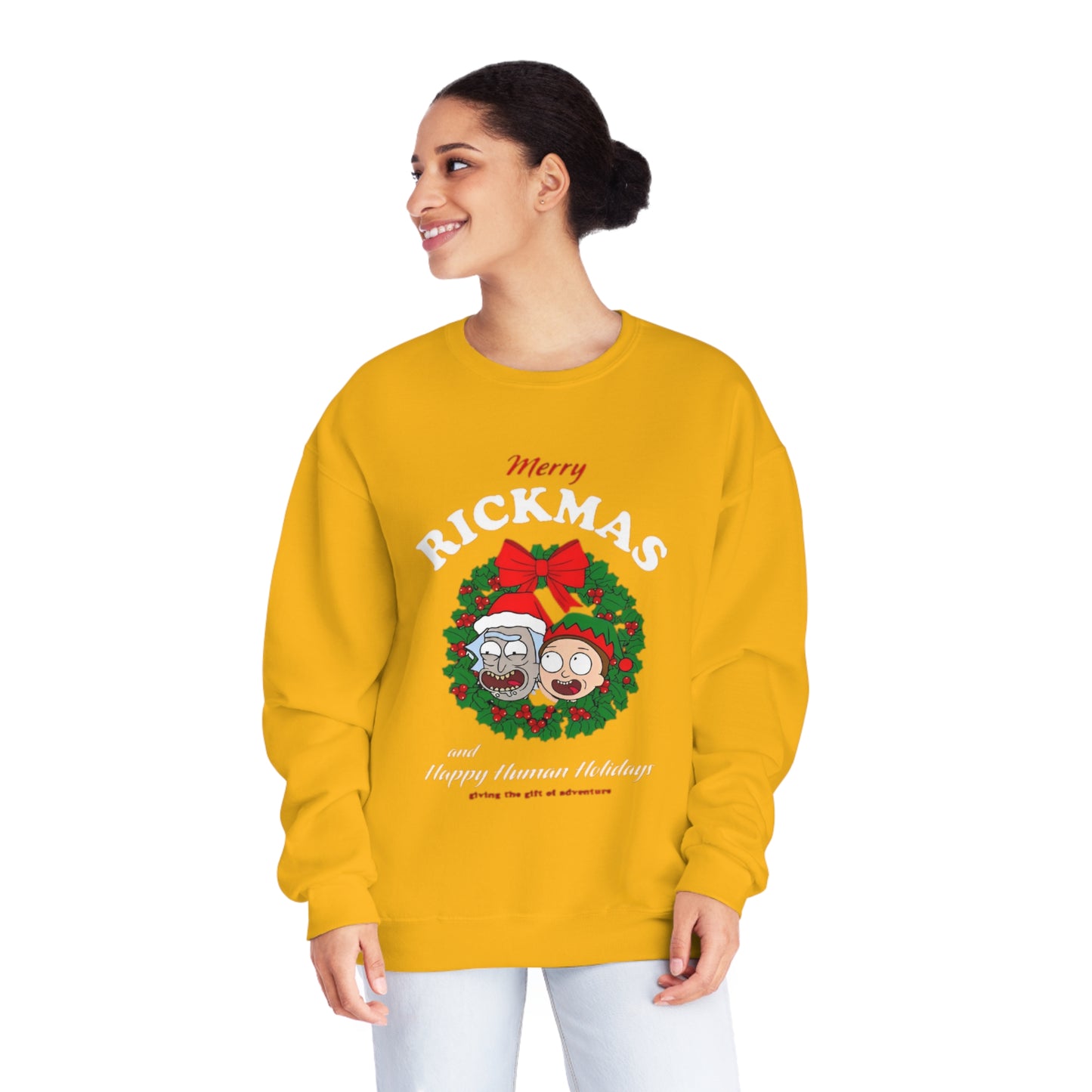 Merry Rickmas and Happy Human Holidays Sweater