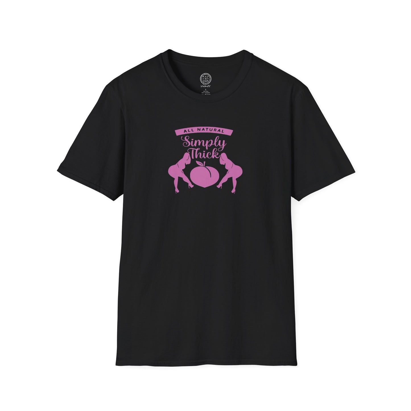 Simply Thick All Natural Logo T-Shirt — Body Positive Tee for Thick Women