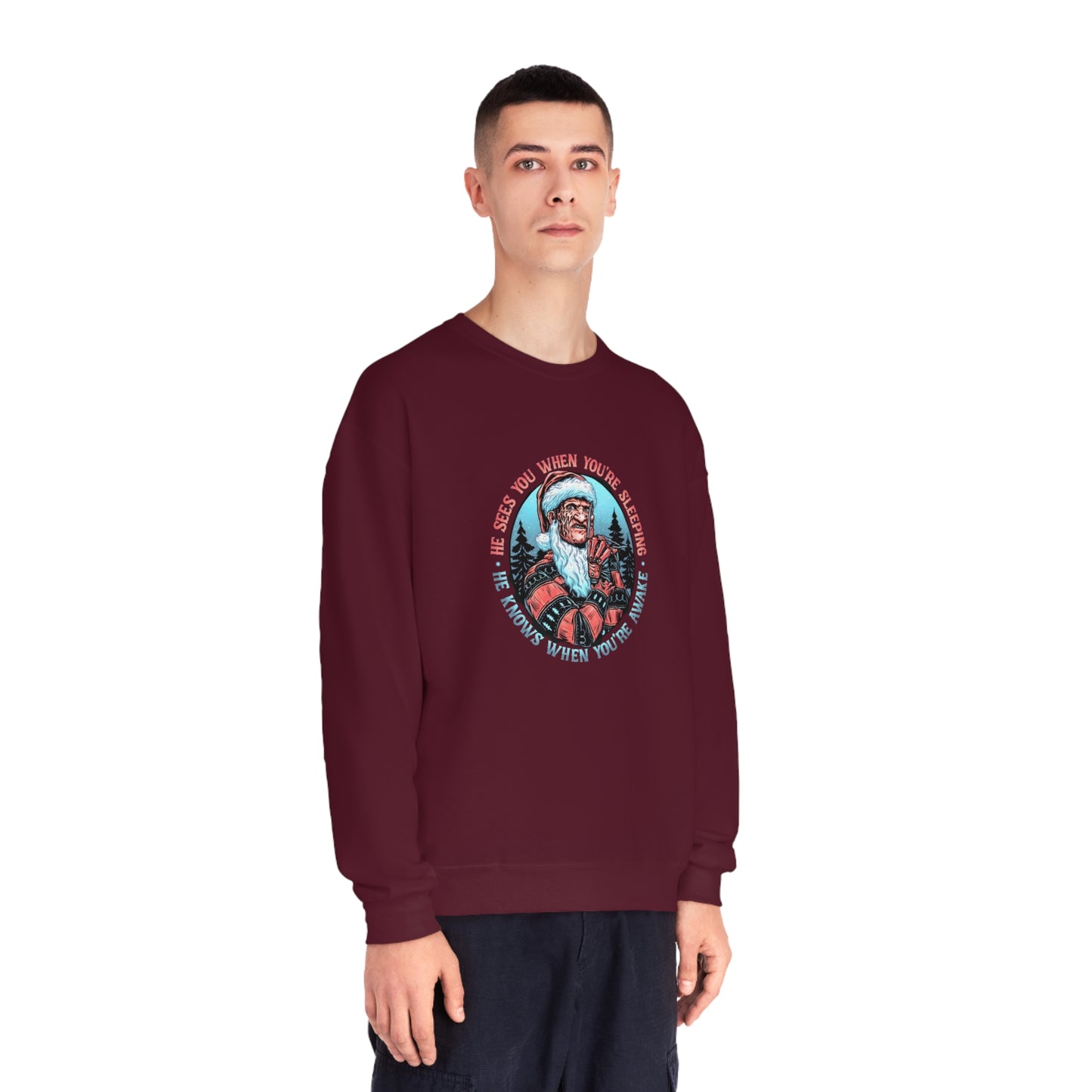 He Sees You When You’re Sleeping Christmas Sweater