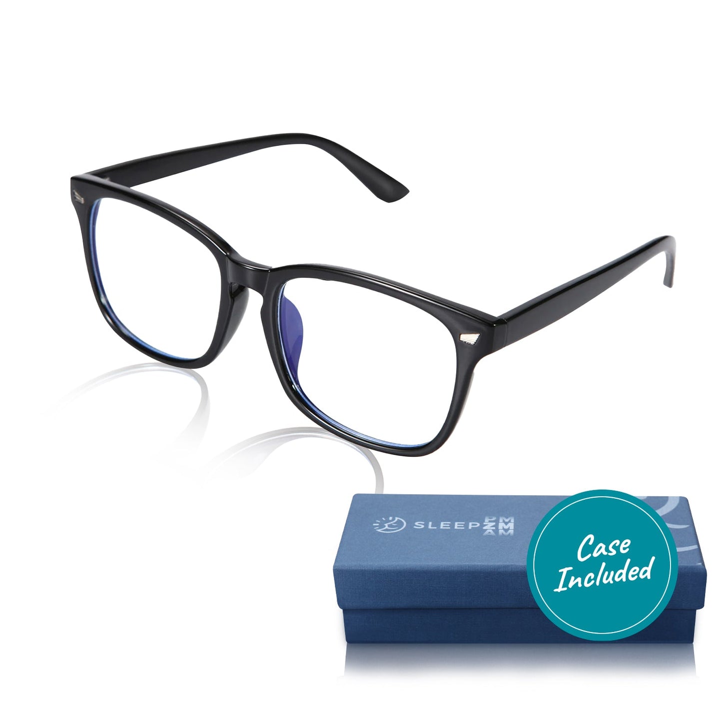 Daytime Wayfarer Blue Light Computer Glasses - Black