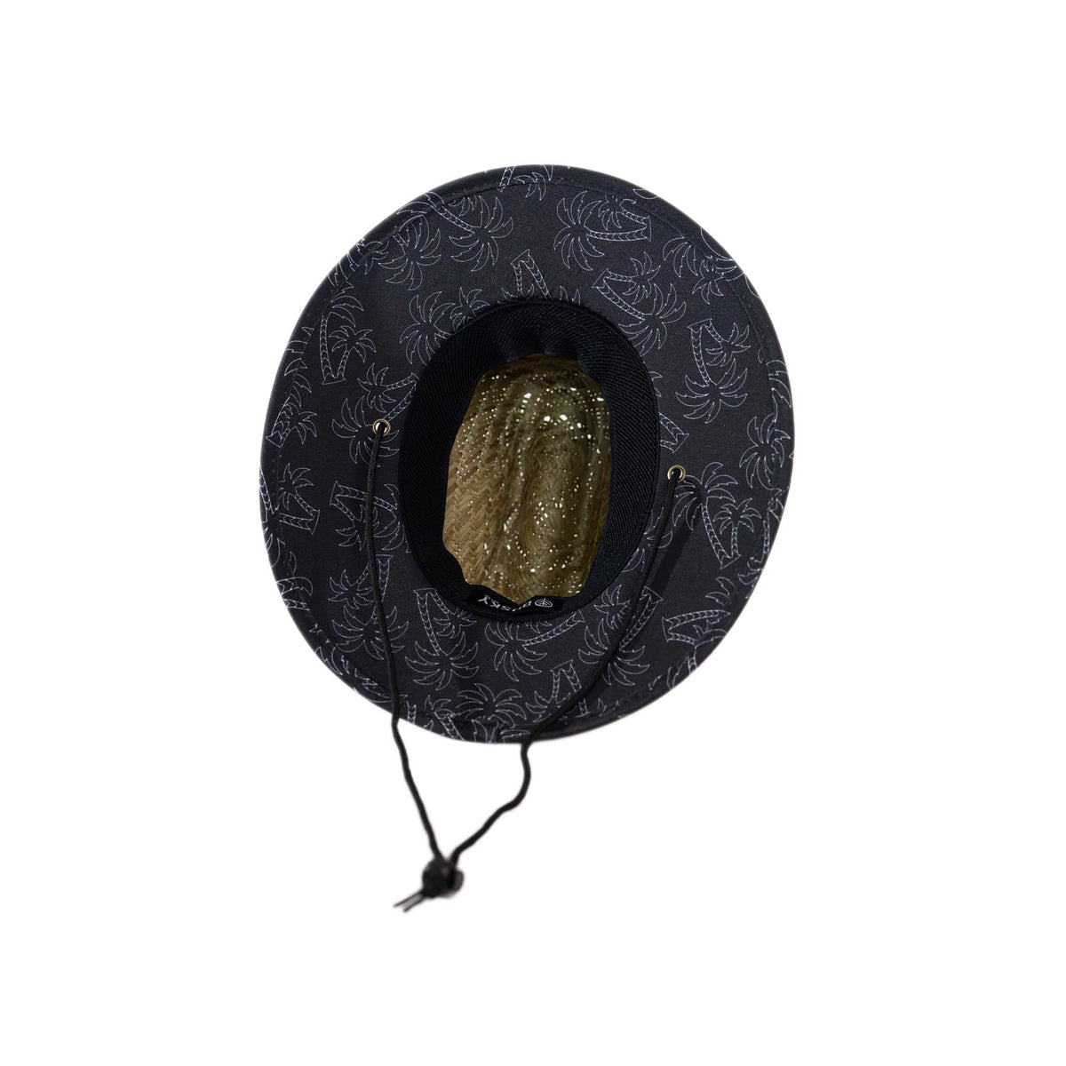 Toddler Dark Palms Straw Hat