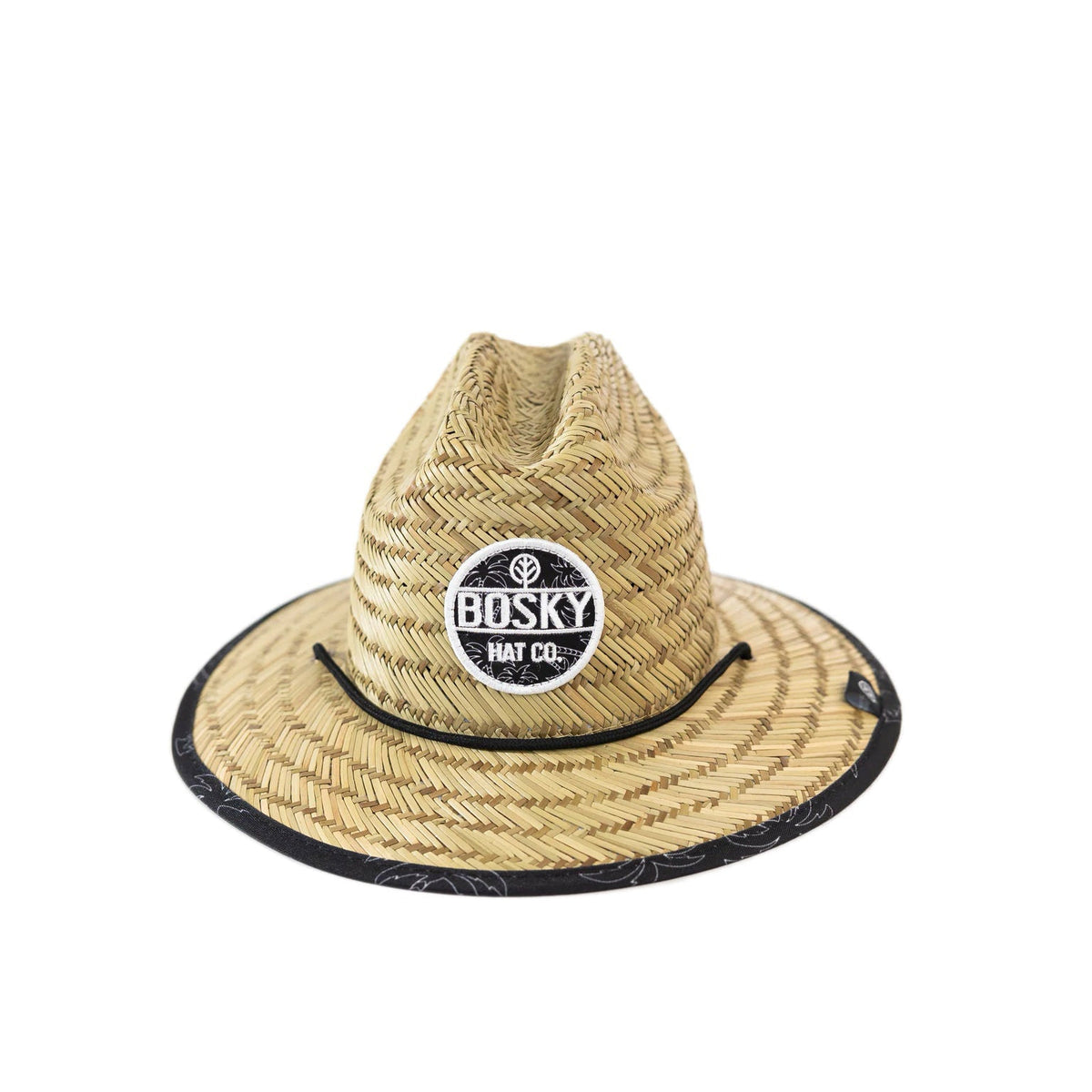 Toddler Dark Palms Straw Hat